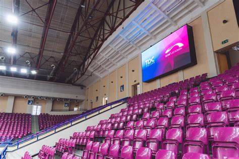 Led Bildschirm P F R Hala Cos Torwar Sporthalle Warschau Tdc Polska