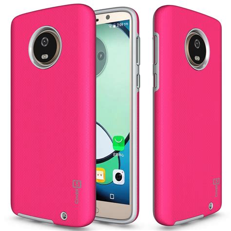 Coveron Motorola Moto G6 Plus Case Rugged Series Protective Hybrid