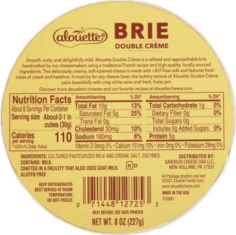 Alouette® Double Creme Brie Cheese, 8 oz - Kroger