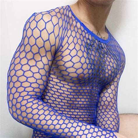 Seductive Mesh Top For Men Men S Lingerie Free Shipping