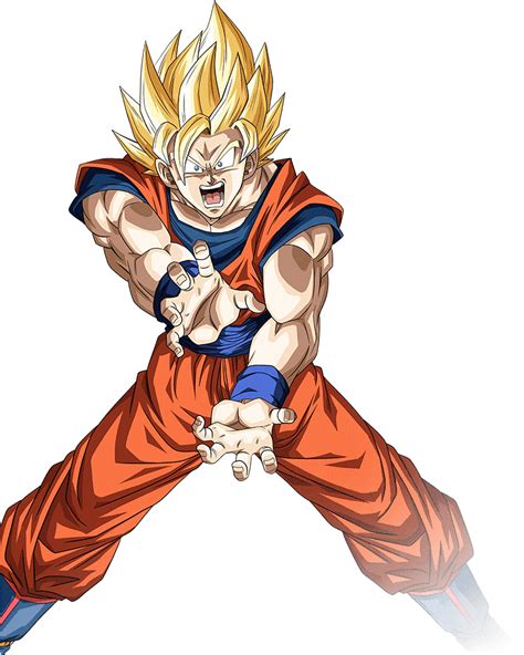 Goku Ssj Render Dokkan Battle By Maxiuchiha On Deviantart Anime