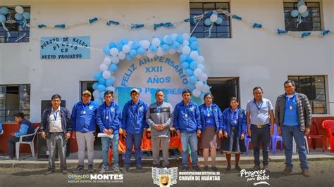 Centro Poblado de Nuevo Progreso cumple 22 años de creación política