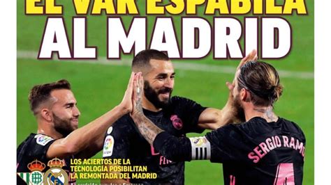 La Portada Del Diario Marca 27 09 2020