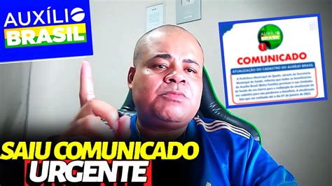 Saiu comunicado urgente pra quem recebe o Auxílio Brasil YouTube