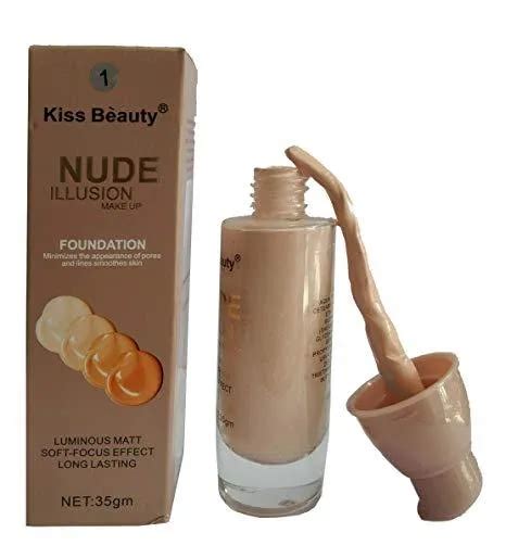 Kiss Beauty Nude Illusion Foundation Long G Sy Bazzar