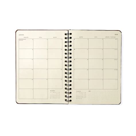 Agenda Planner Wire O Polen Semanal Checklist X Cm Tropicalia