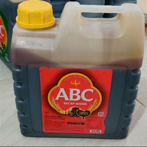 Jual Kecap Manis ABC Jerigen Galon 6 Kg Horeca GOSEND Shopee Indonesia