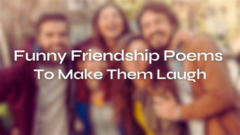 19 Funny Friendship Poems: Celebrating Bonds with Laughter