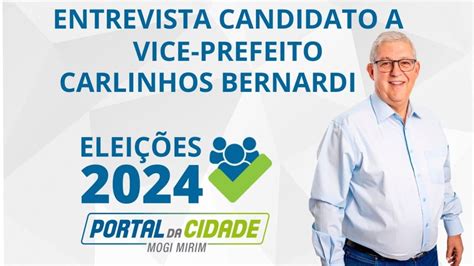 Qual É O Nome Do Vice Prefeito - Portal da Cidade entrevista o candidato a vice-prefeito Carlinhos ...