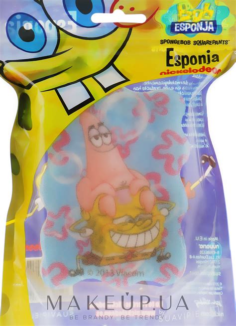 Мочалка банна дитяча "Спанч Боб" 14 - Suavipiel Sponge Bob Bath Sponge ...