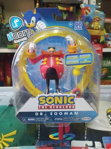 Figura Sonic Dr Eggman Pulgadas Punto De Control Jakks Env O Gratis