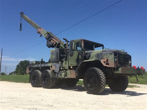 M936a2 5 Ton Military Wrecker Crane Truck Sold Midwest Military Equipment