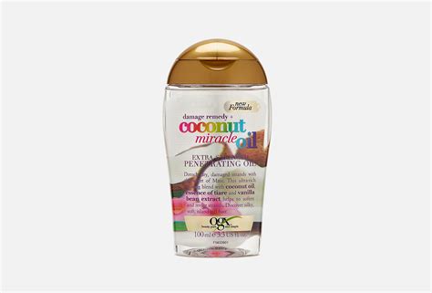 OGX Восстанавливающее масло для волос Coconut Miracle 100 мл — купить ...