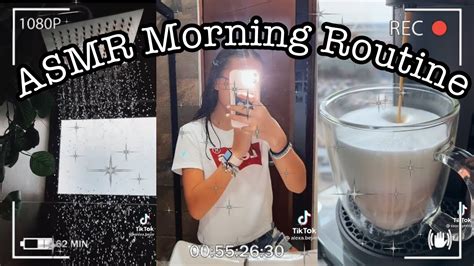 Asmr Morning Routines Tiktok Compilation Youtube