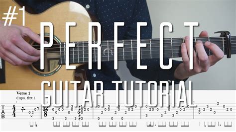 Ed Sheeran Perfect Fingerstyle Guitar Tutorial Lesson Part