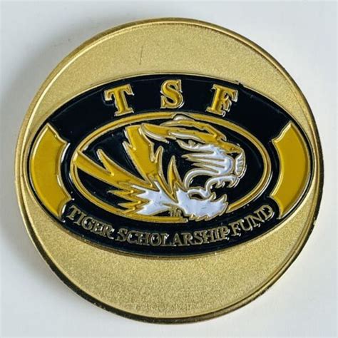 Missouri Mizzou Tigers Challenge Flip Coin SEC Conference Enamel Logo ...