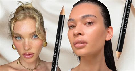 façons cool d utiliser un crayon nude sur les yeux et la bouche Stylist fr
