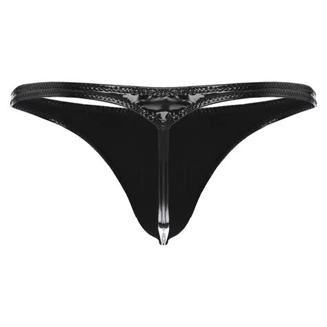 Men S Sheer Mesh Low Rise Bikini Thong G String Briefs Tanga Underwear Swimwear EBay