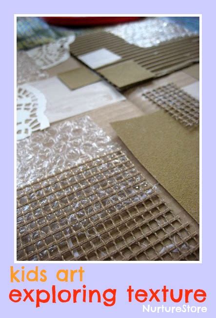 kids art exploring texture nurturestore