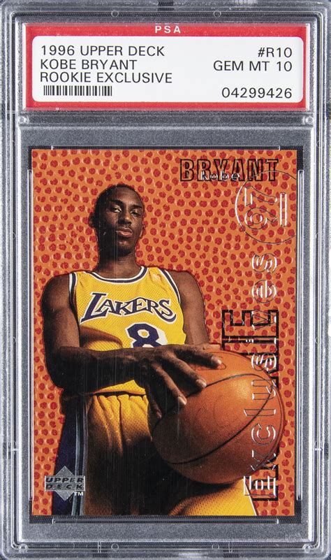 Lot Detail Upper Deck Rookie Exclusive R Kobe Bryant