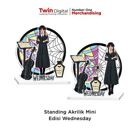 Standing Akrilik Mini Edisi Wednesday Twindigitalid