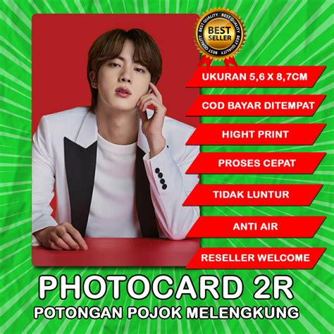 Jual Cetak Foto Photocard Photo Sudut Lengkung Round Rounded MURAH