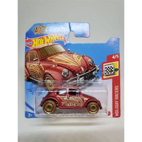 Hot Wheels Holiday Racers Volkswagen Beetle Fusca R Shopee Brasil