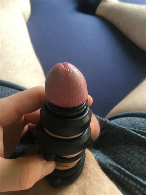Cock And Ball Bondage With Rubber Bands And Cockrings Nude Pics XHamster