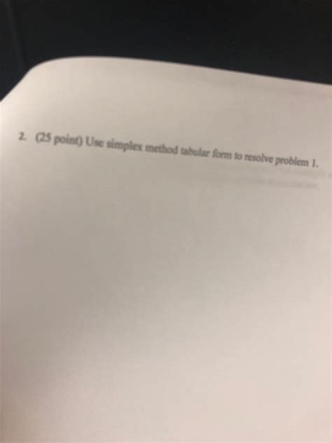 Solved 25 Points Consider The Following Problem Max