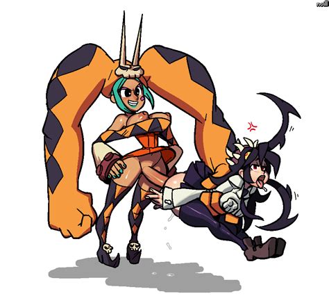 Rule 34 Ahe Gao Cerebella Cum Filia Skullgirls Futanari Intersex Noill Samson Skullgirls