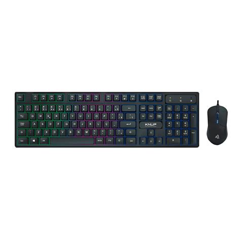 Kit Mouse Teclado Gamer Madset Semi Mec Nico Rgb Knup Kp Te Shopee