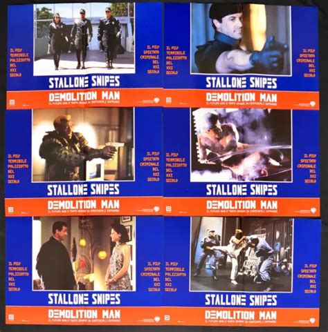 Fotobusta Demolition Man Sylvester Stallone Wesley Snipes F72 11273