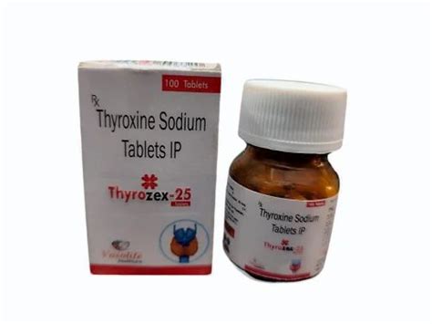 Thyroxine Sodium Tablets Ip 25 Mcg At Rs 45 Bottle Thyroxine Sodium