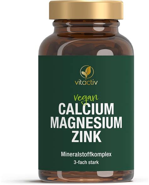 VITACTIV Calcium Magnesium Zink Tabletten Mineralkomplex Hochdosiert