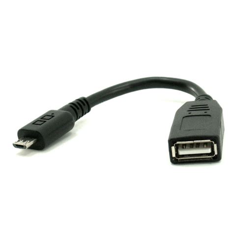 כבל מתאם Micro Usb זכר ל Otg נקבה אורך 0 1 מ Gold Touch Ch Usb Otg