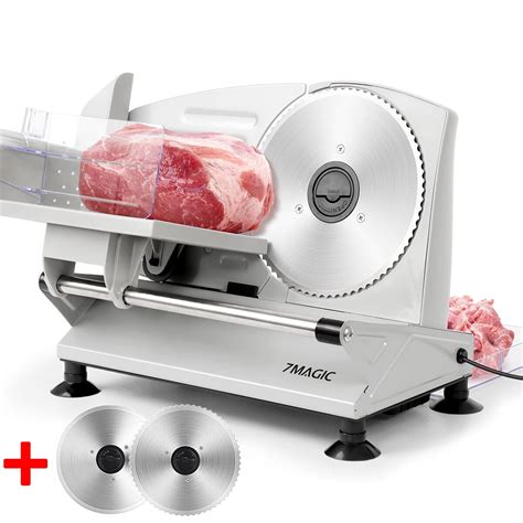 Mulisoft Meat Slicer Electric Deli Food Slicer With Removable