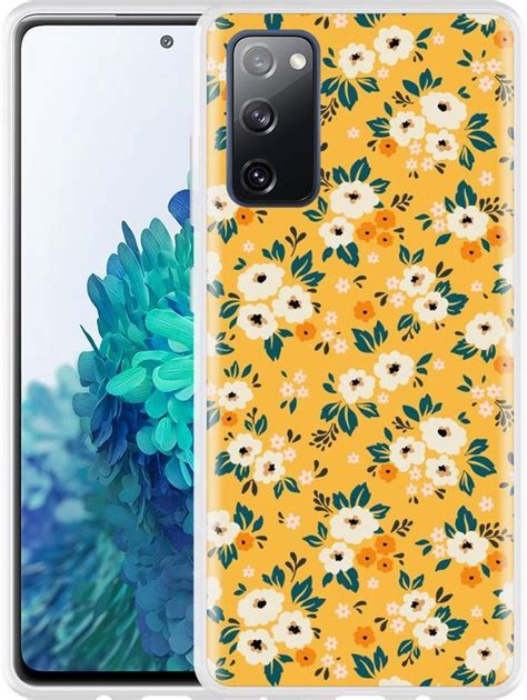 Hoesje Geschikt Voor Samsung Galaxy S20 FE Vintage Bloemenprint Bol