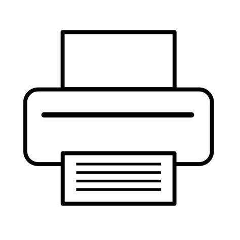 Print Icon Png Transparent