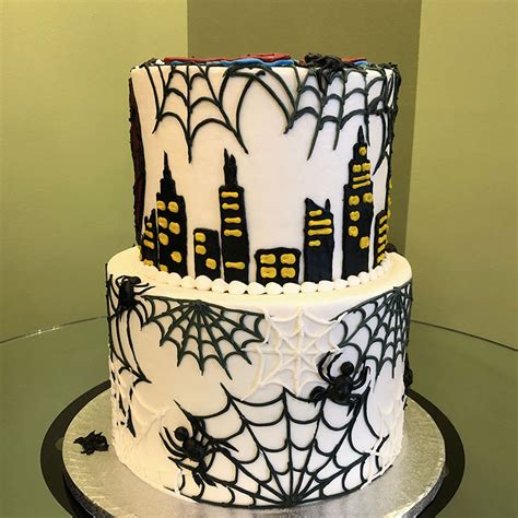 Spider Man Tiered Cake Classy Girl Cupcakes