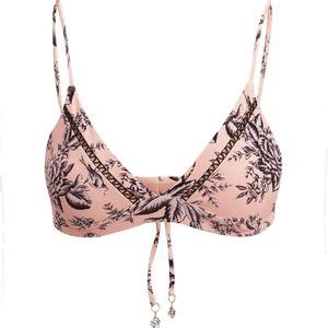 Seafolly Love Bird Fixed Tri Bra Bikini Top Women S Clothing