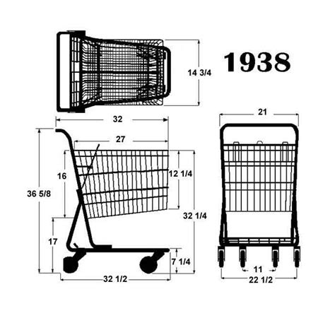 Shopping Cart Dimensions