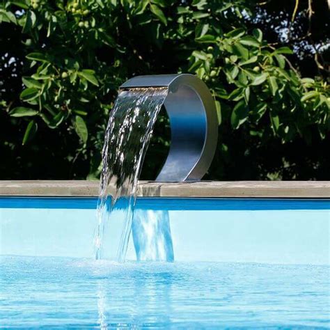 Pool Waterfall Mamba Stainless Steel L