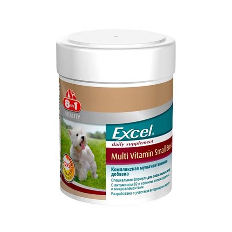 "Excel Multi Vitamin Small Breed" 8in1 (70 таб.) – Кормовая добавка для ...