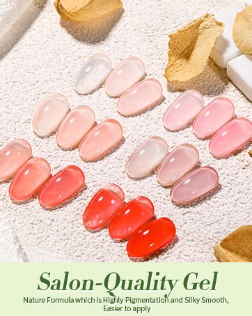 Amazon Born Pretty Semi Jelly Gel Nail Polish Jelly Light Nude Gel Polish Sheer Nude