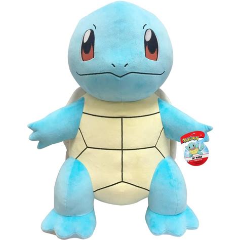 Pok Mon Knuffel Squirtle Cm Pluche Lichtblauw Ivoorwit Bruin