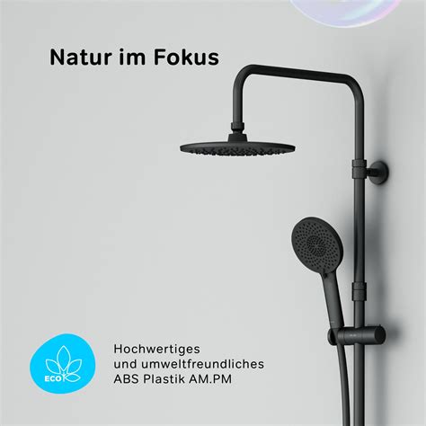 F07XA422 Duschsystem mit Thermostat Duscharmatur X-Joy Regendusche set ...