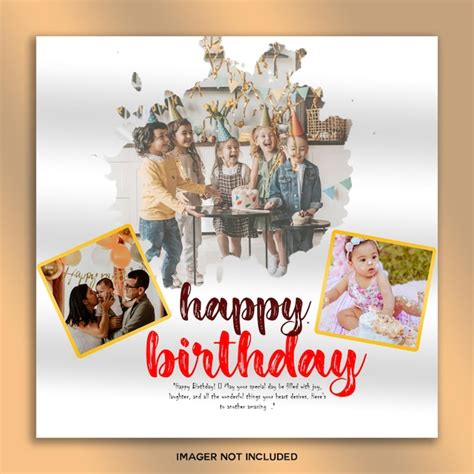 Premium Psd Birthday Party Invitation Flyer Template