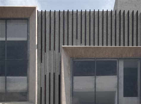 aj architects rhythmic screened facade design  bangalore maximizes