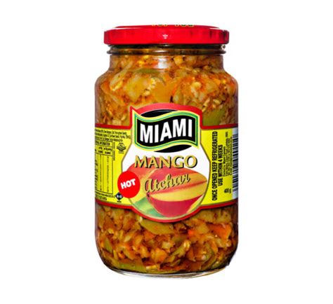 MIAMI Mango Atchar Hot 12 X 400g MIA 262 Something South African