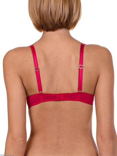 Soutien gorge push up EVELYN Lisca rouge Réservoir Mode Lingerie Femme et Homme
